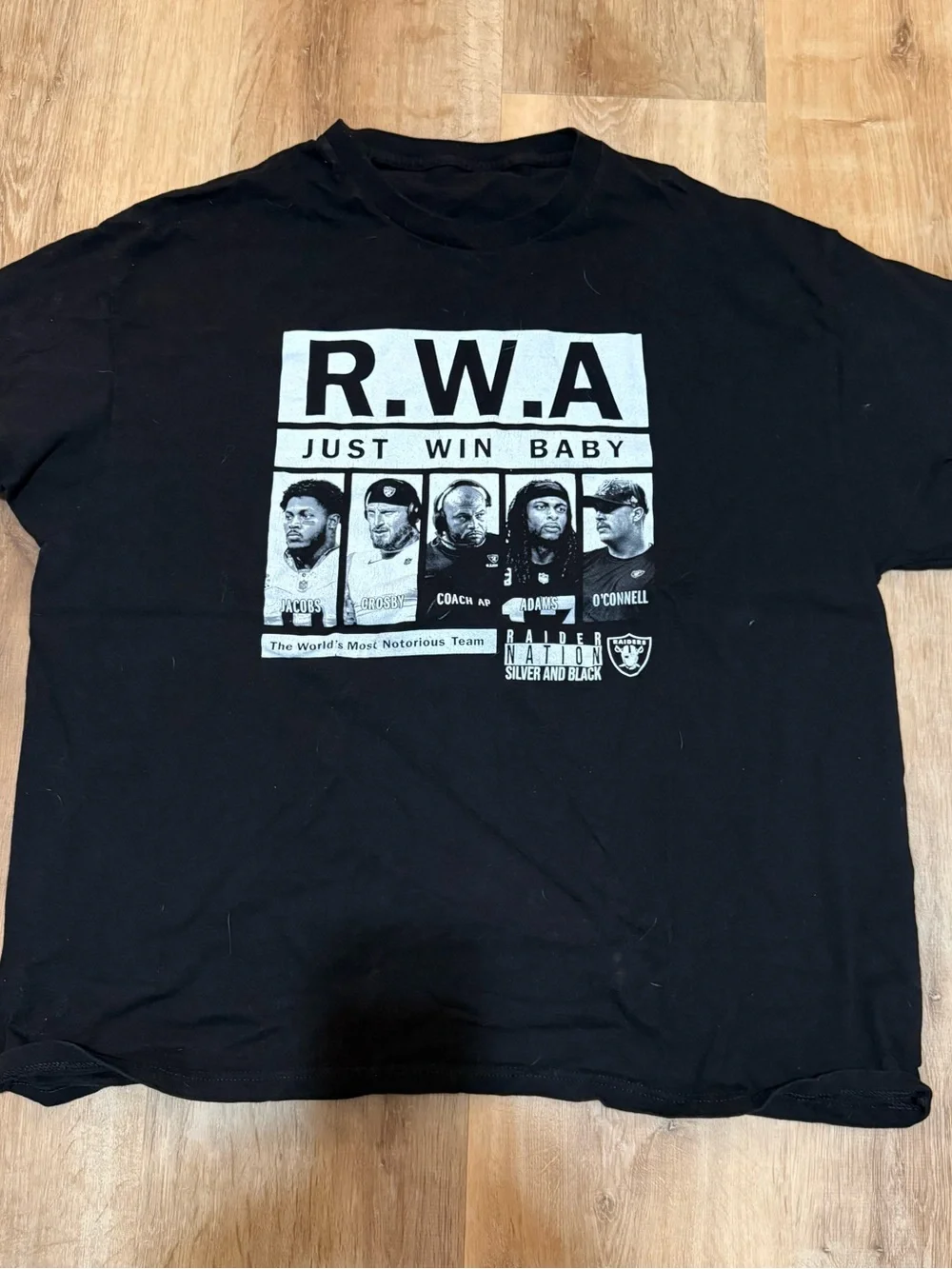 Raider Nation - RWA Raiders With Attitude 2XL T-Shirt - Picture 2 of 4